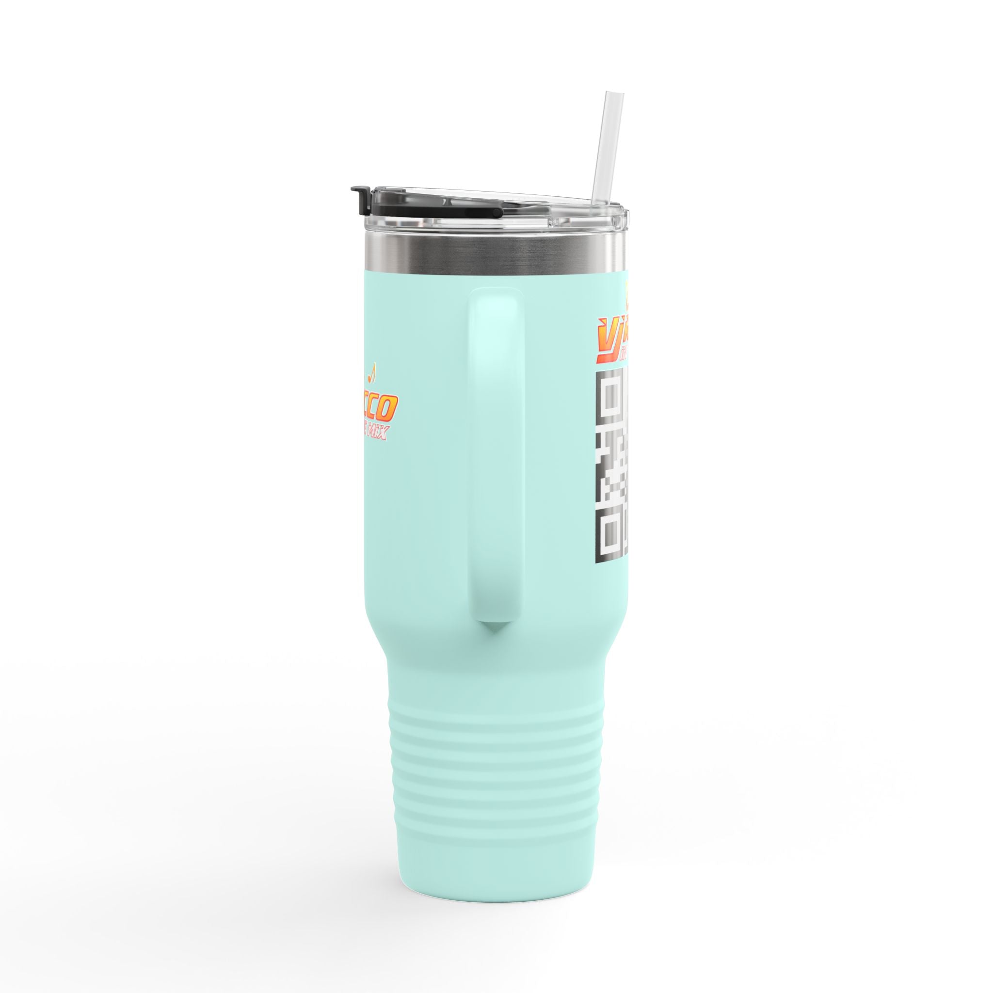"VJ Ricco"🎤 Insulated Travel Mug - 40oz | Perfect for Music Lovers & On-the-Go Refreshments